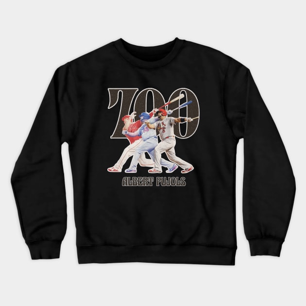 fanart - Albert Pujols St Louis Cardinals Crewneck Sweatshirt by Villages Of Izbor